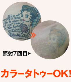 カラータトゥーOK!