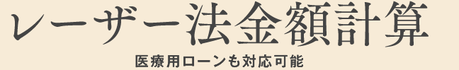 レーザー法金額計算